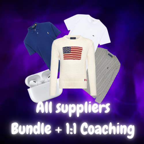 All suppliers bundle + 1:1 vinted coaching